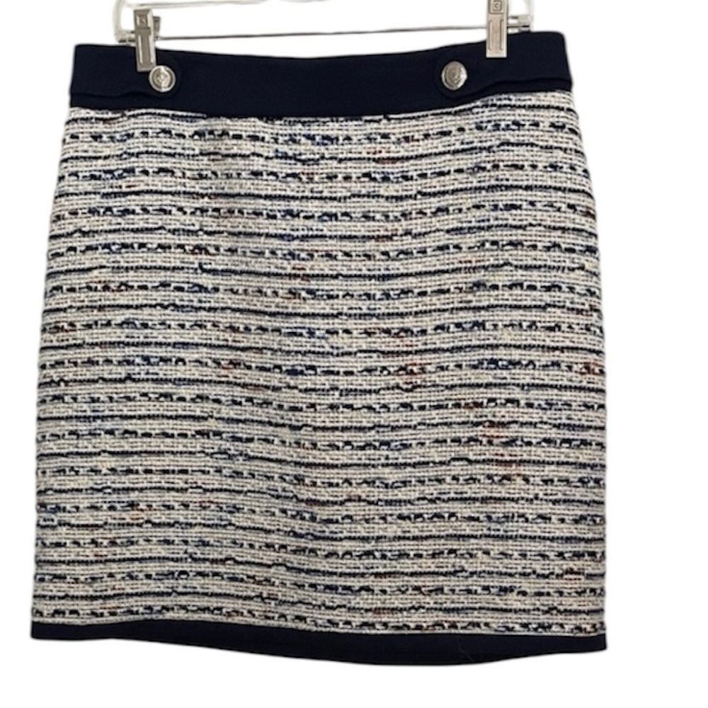 NWOT White House Black Market Multicolor Tweed Pencil Skirt